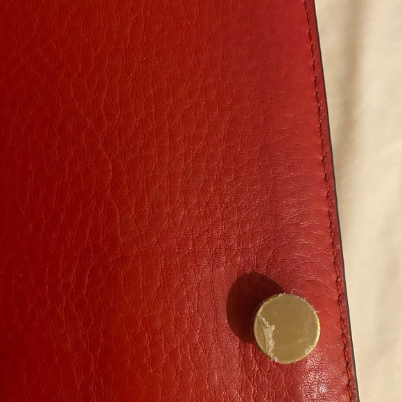 MCM clutch/shoulder Studded Bag - Picture 3 of 12